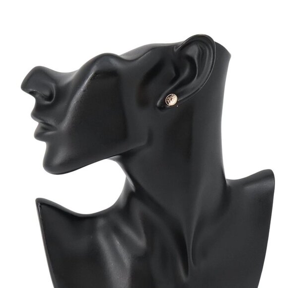 HERMES Ex Libris Earrings Size TPM 18K Pink Gold - Picture 11 of 11